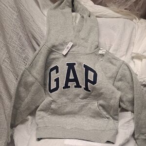 GAP Heather Gray Pullover Hoodie